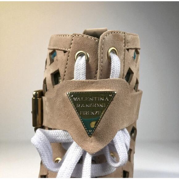 VALENTINA RANGONI Firenze Bree in Sand Shoes Sz 7.5 Rare Designer Boho Unique - Picture 7 of 16